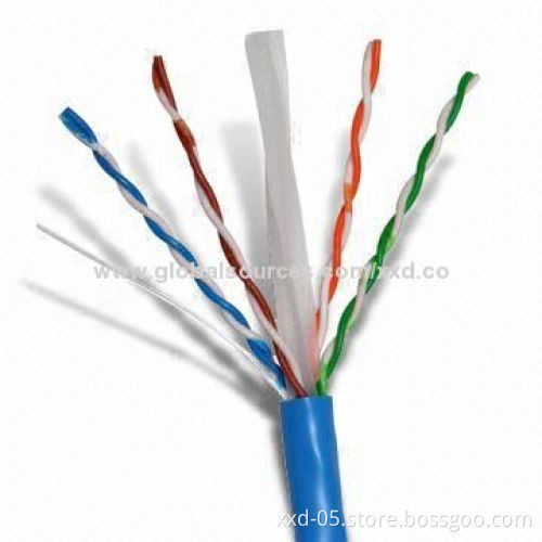 8 Solid Copper 4 Twisted Pair 23AWG UTP Cat 6 Networking Cable 305m